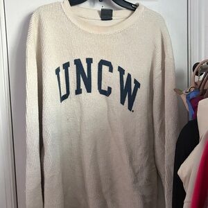 MV Sport Cream and Navy Sweater